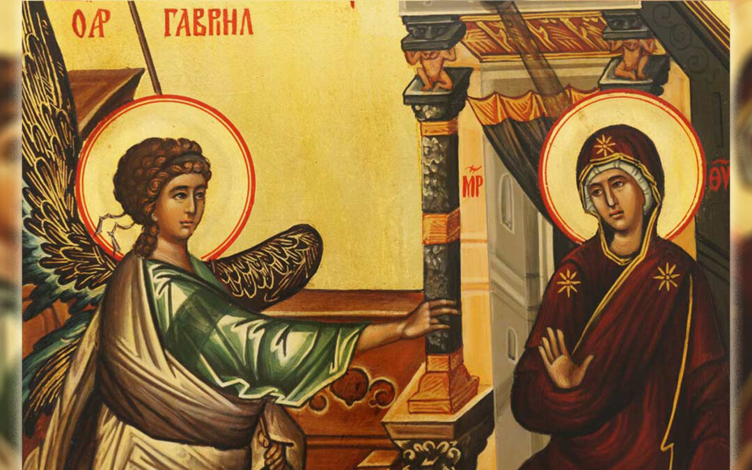 The Annunciation of Christ  the incarnate Word of God